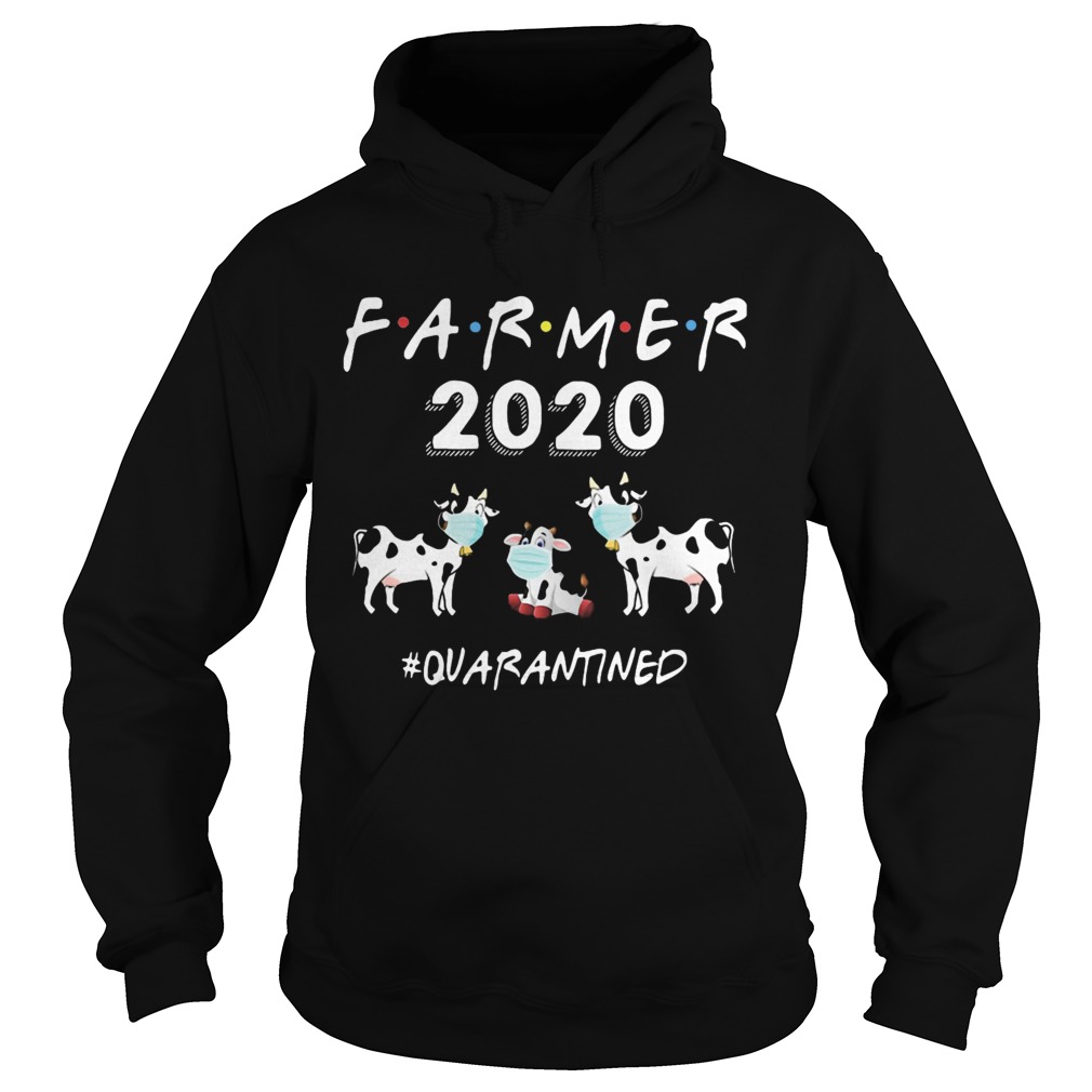 Cow mask farmer 2020 quarantined  Hoodie