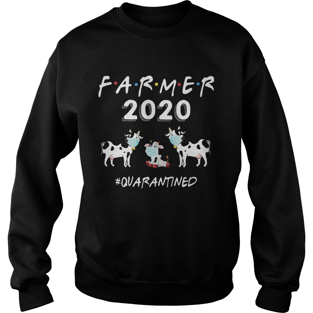 Cow mask farmer 2020 quarantined  Sweatshirt