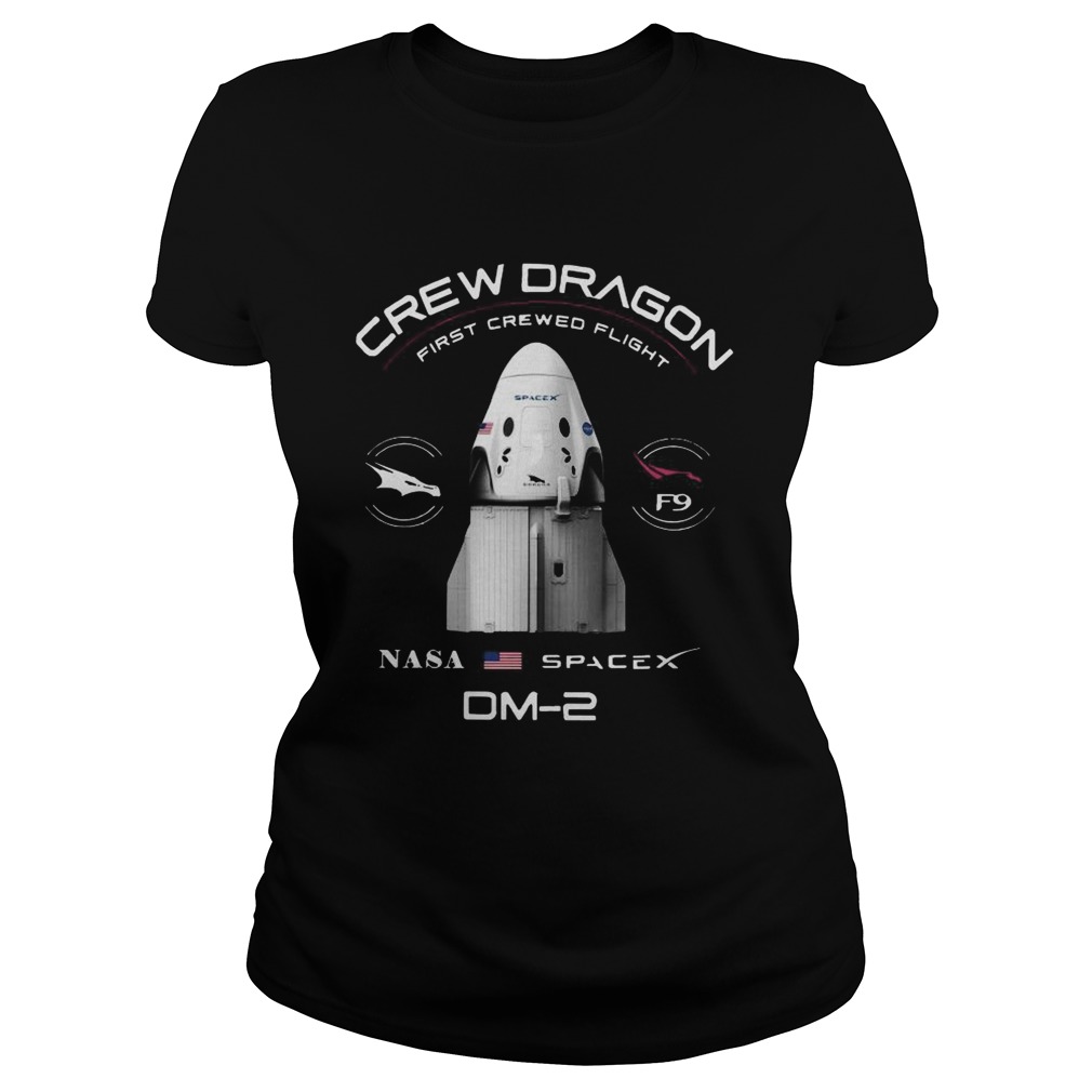 Crew Dragon First Crewed Flight Nasa Spacex Dm2  Classic Ladies