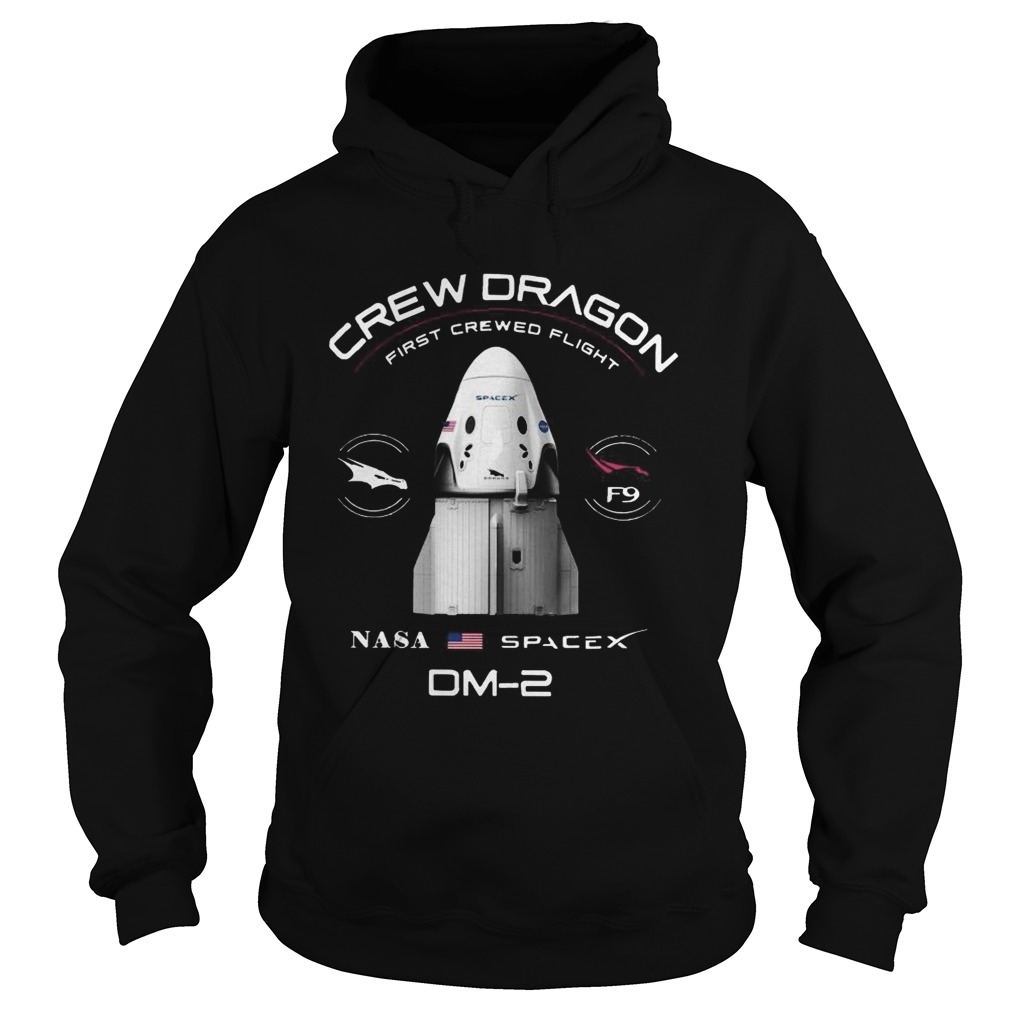 Crew Dragon First Crewed Flight Nasa Spacex Dm2  Hoodie