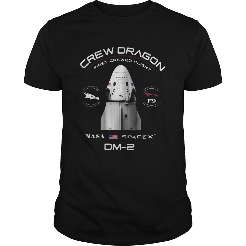 Crew Dragon First Crewed Flight Nasa Spacex Dm2  Unisex