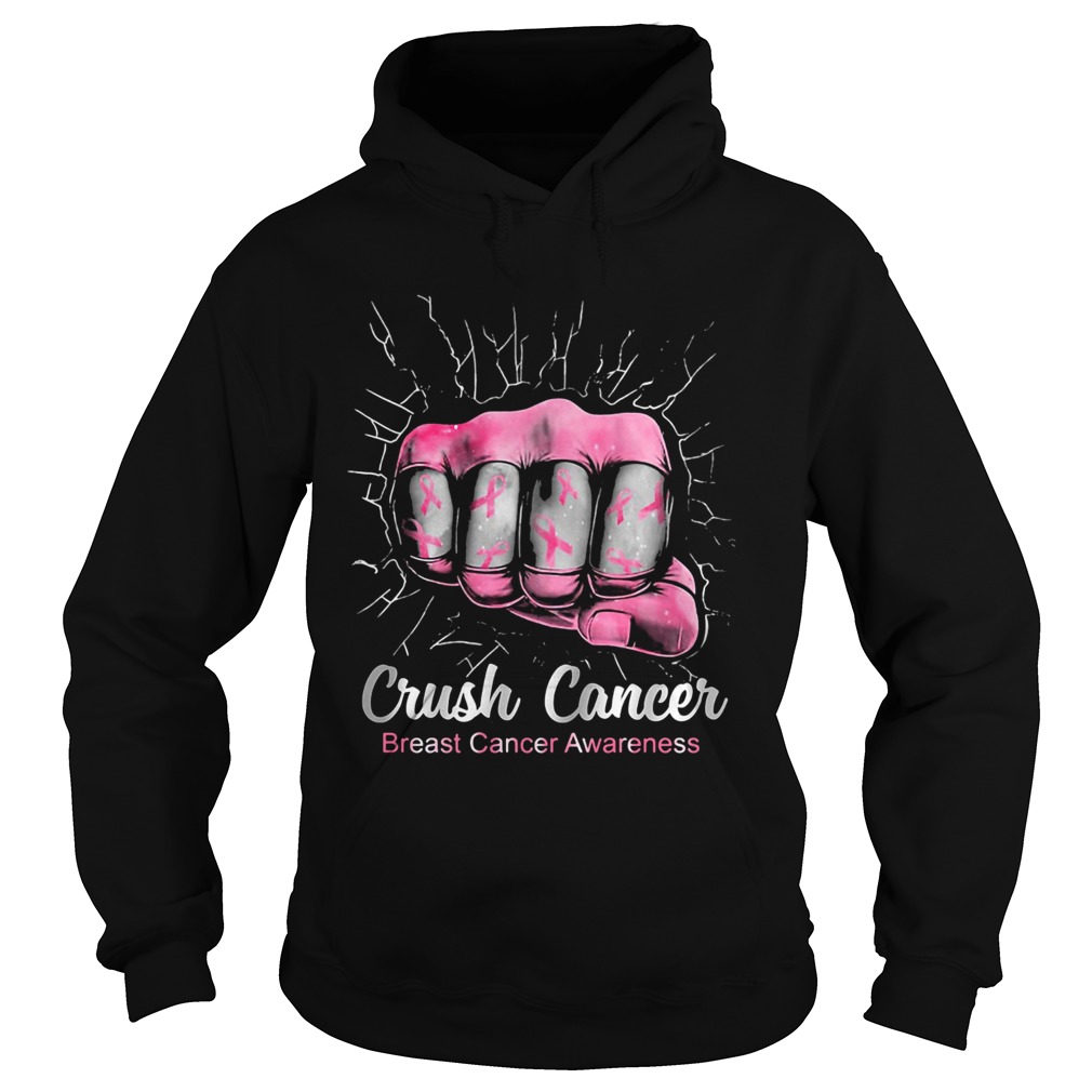 Crush cancer breast cancer awareness  Hoodie