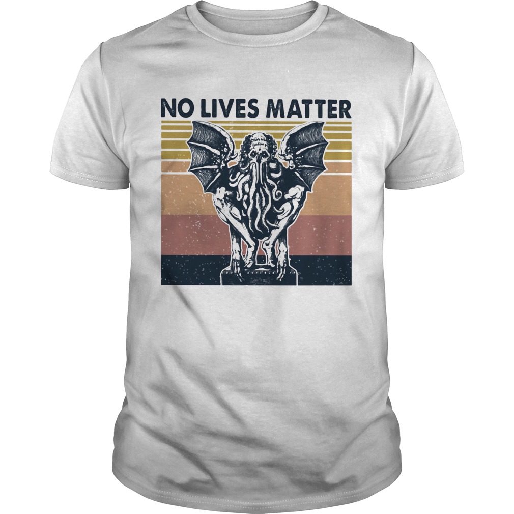 Cthulhu No lives matter vintage retro shirt