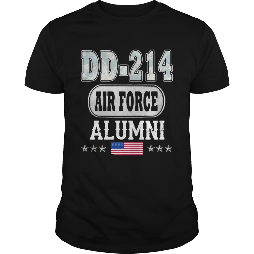 DD214 air force alumni American flag  Unisex