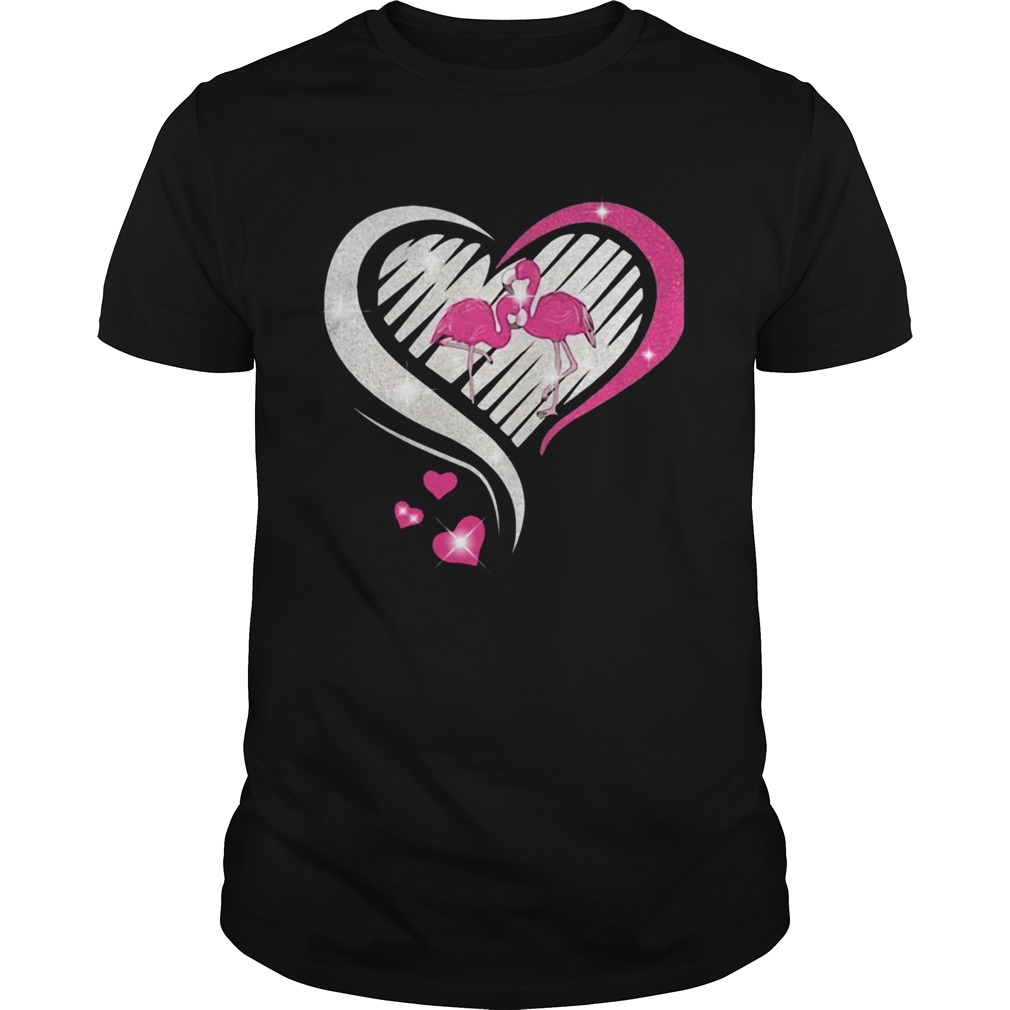 DIAMOND HEART FLAMINGOS  Unisex