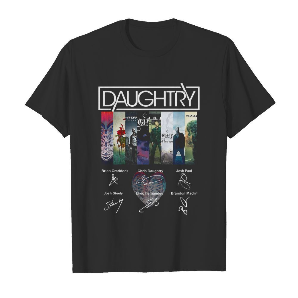 Daughtry Album Signature shirt