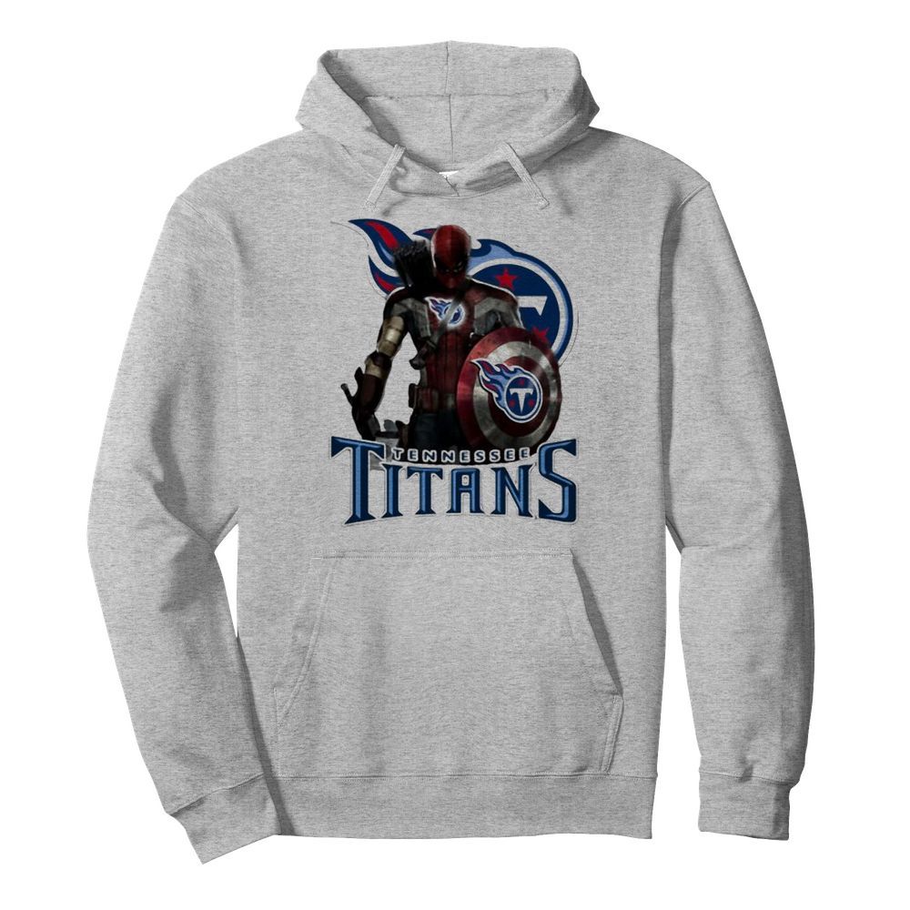 Deadpool tennessee titans logo  Unisex Hoodie