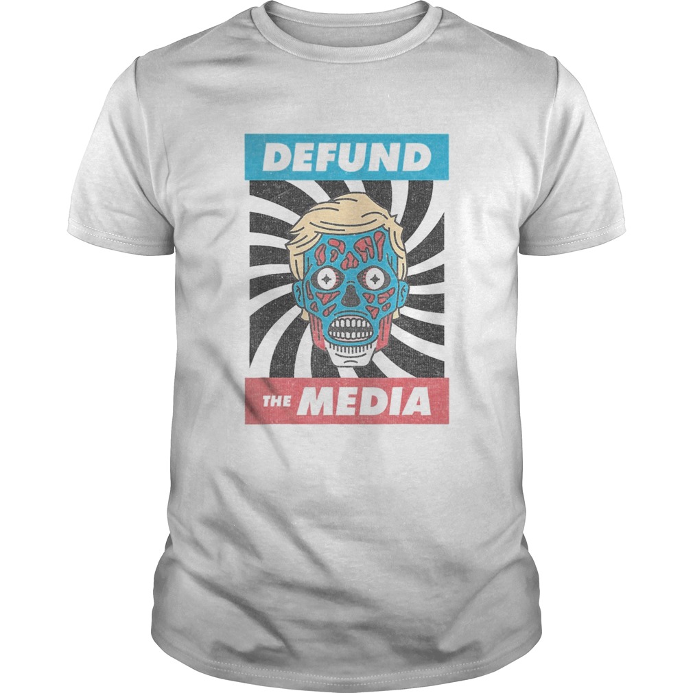 Defund the media pro trump 2020 shirt