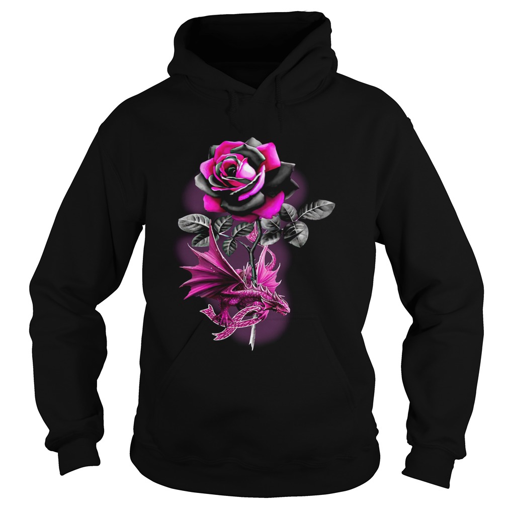 Diabetes Awareness Dragon Purple Rose  Hoodie