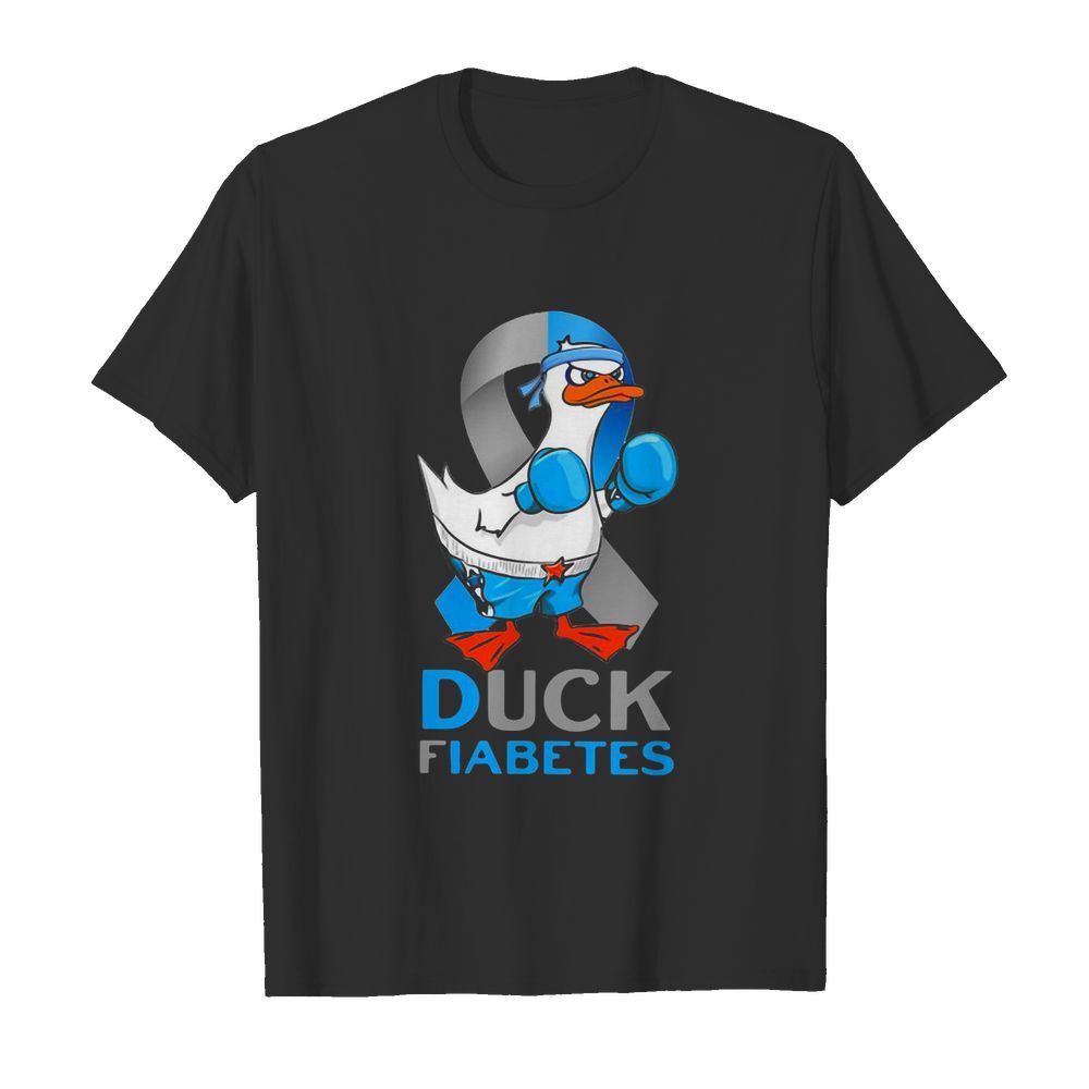 Diabetes Super Cool Duck Fiabetes shirt