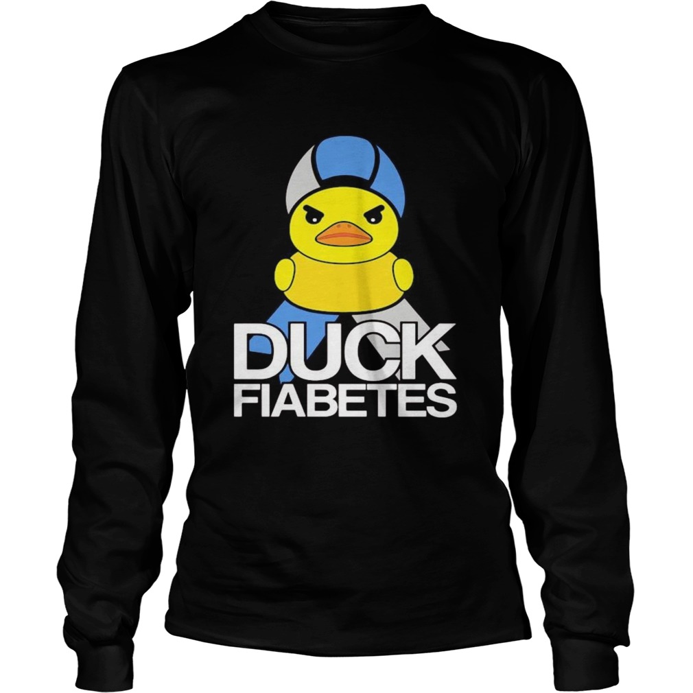 Diabetes cute duck fiabetes  Long Sleeve