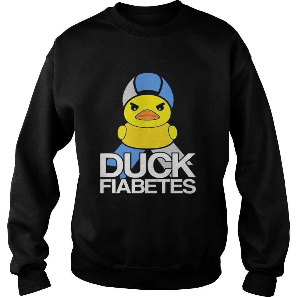 Diabetes cute duck fiabetes  Sweatshirt