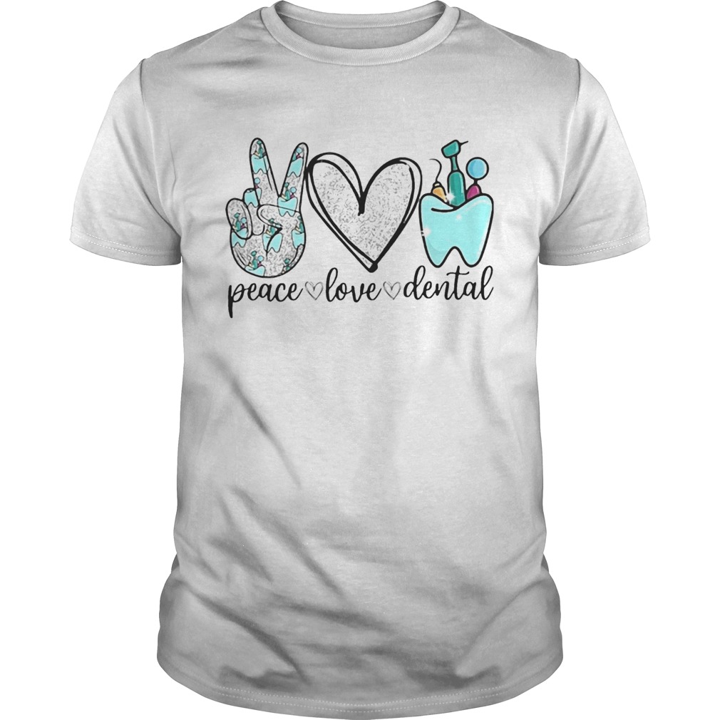 Diamond Peace Love Dental  Unisex