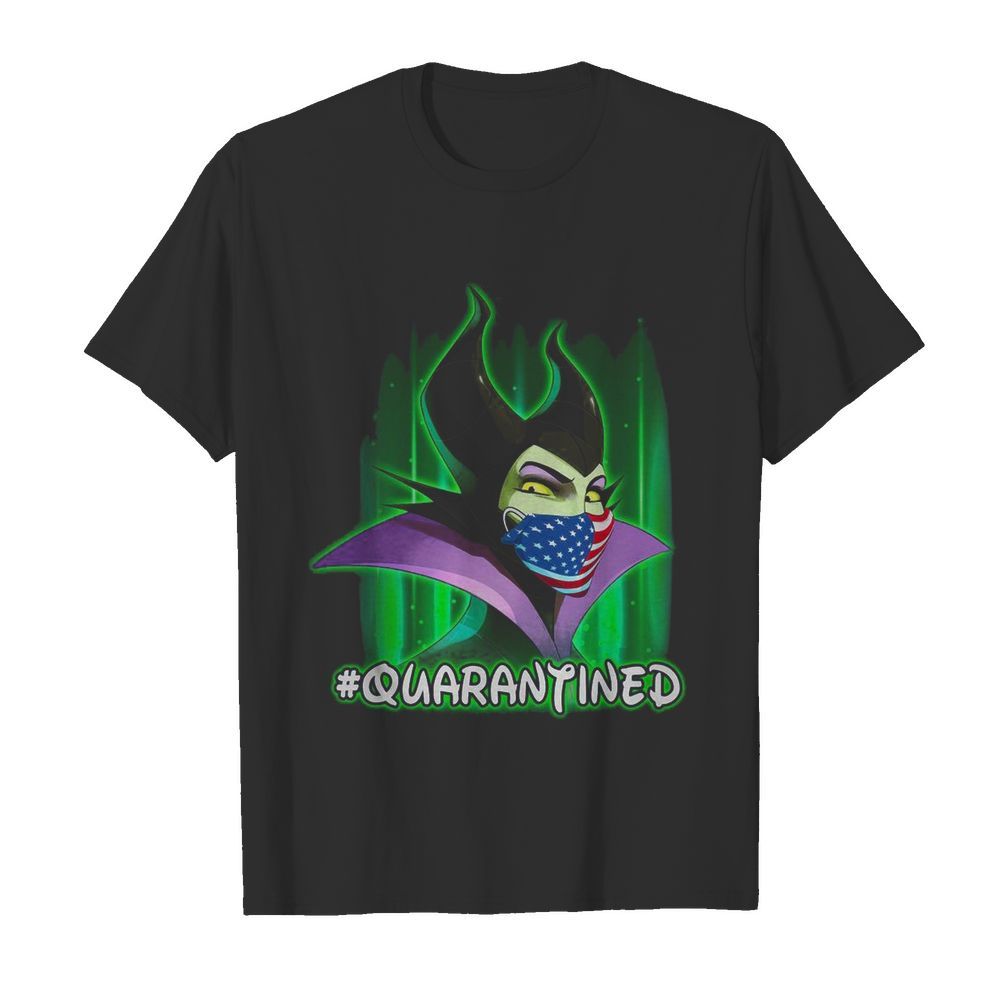 Disney Maleficent Mask Quarantined Coronavirus shirt