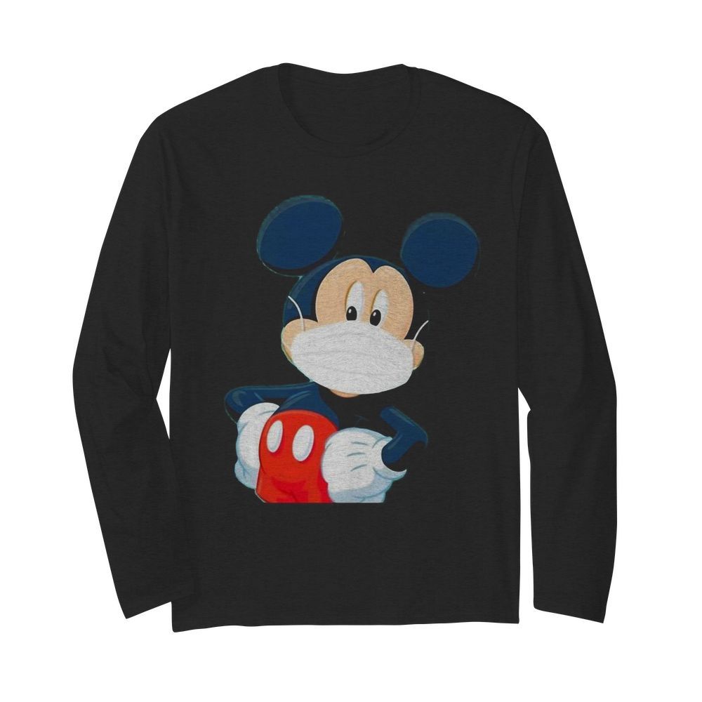 Disney mickey mouse wear mask  Long Sleeved T-shirt 