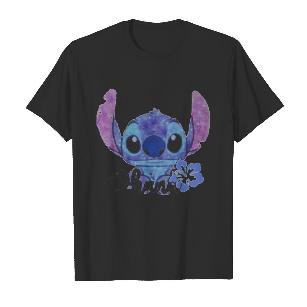 Disney stitch ohana flower shirt