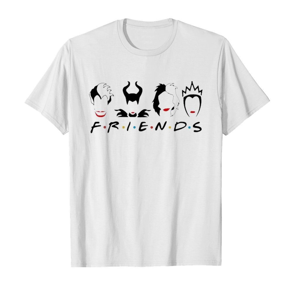 Disney villain characters friends shirt