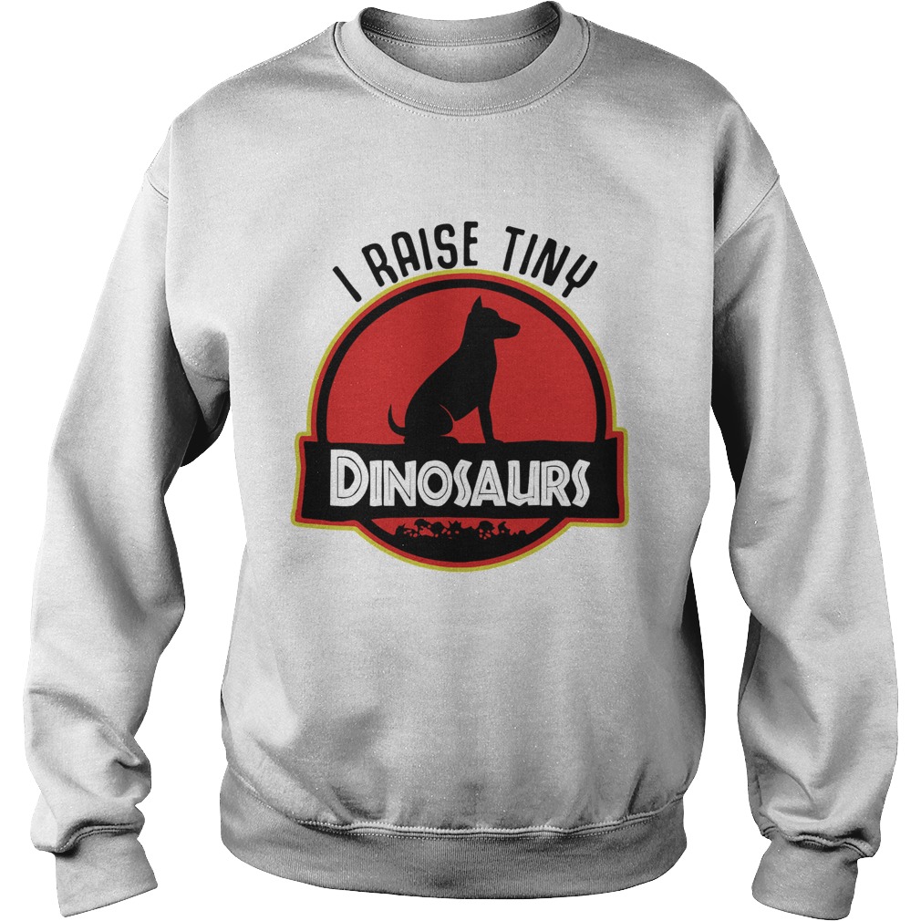 Dog I raise tiny dinosaurs  Sweatshirt