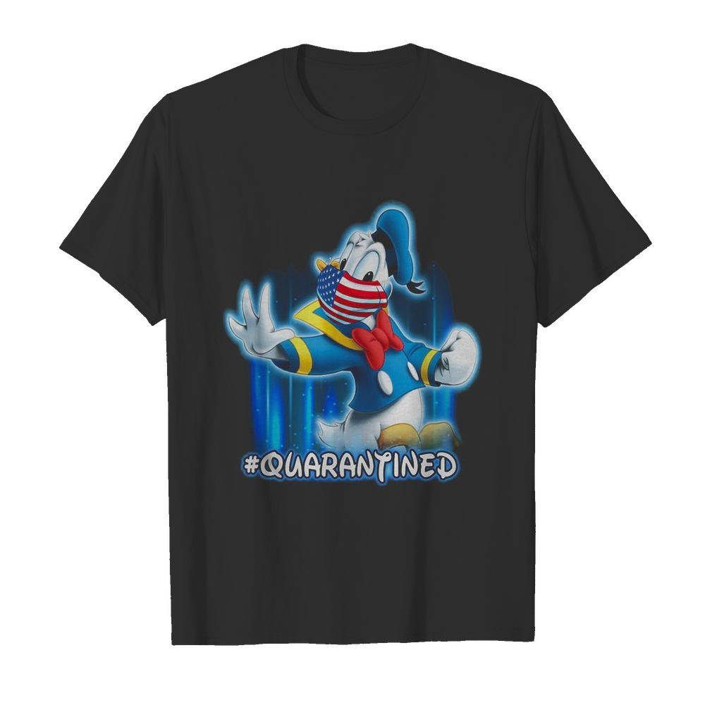 Donald Duck Face Mask Quarantined shirt