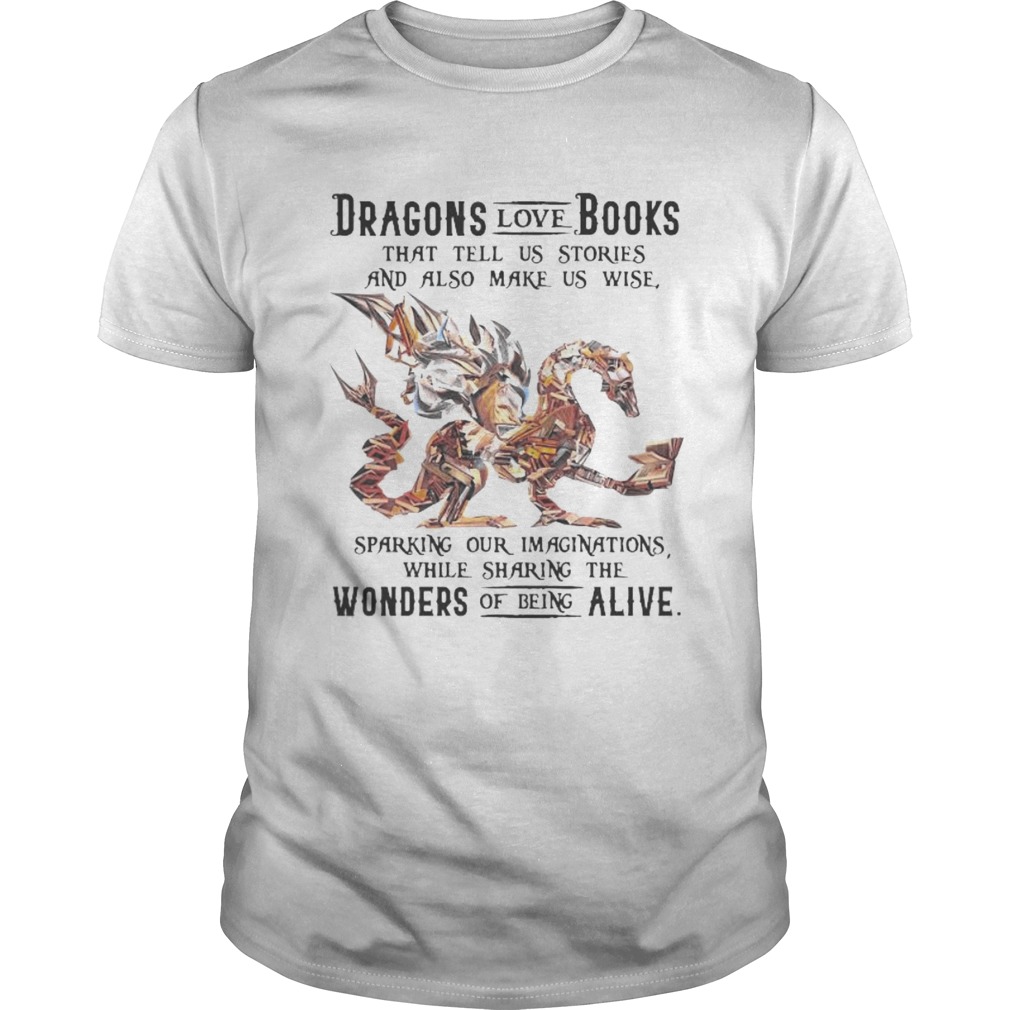 Dragon love books that tell us stroies and also make us wise sparking our imaginatuons while sharin