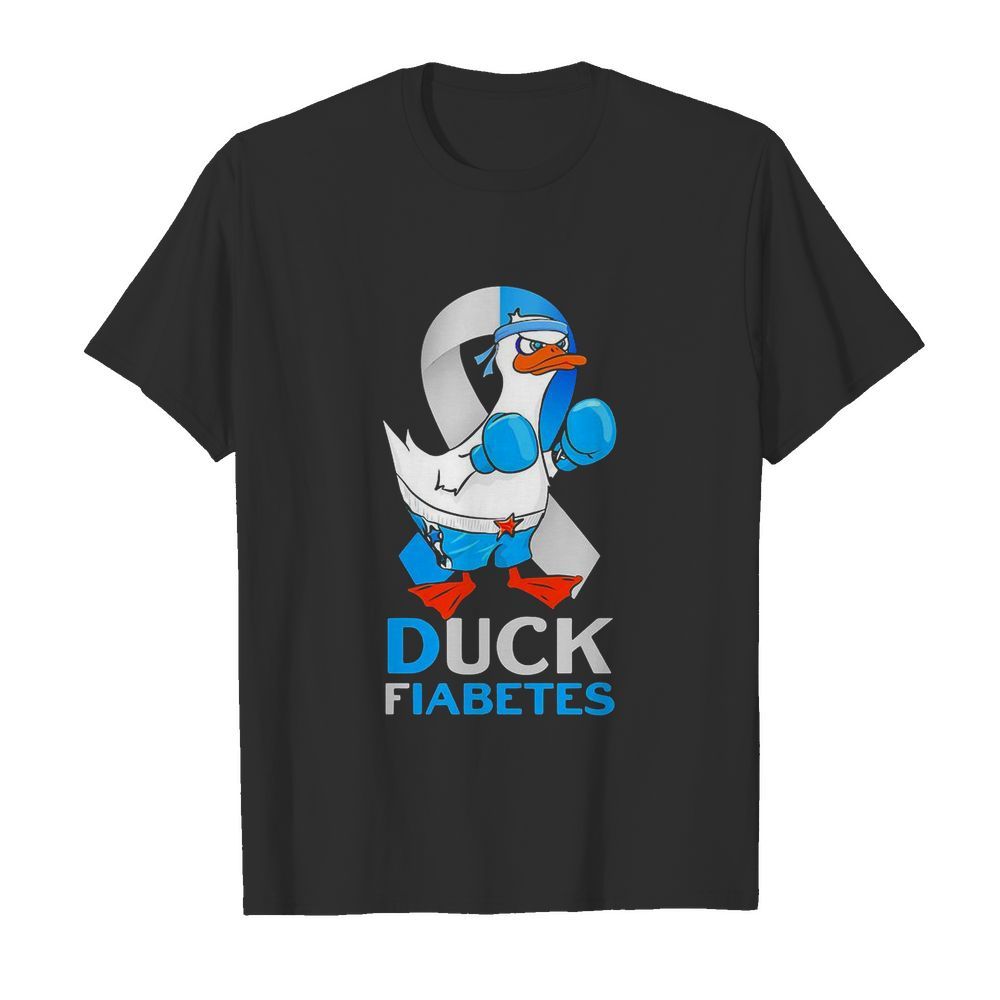 Duck boxing fiabetes awareness shirt