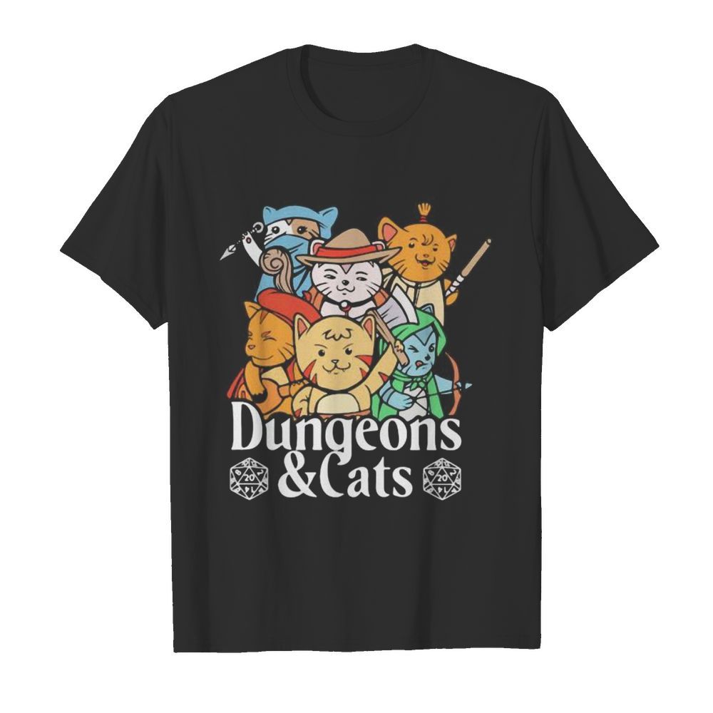 Dungeons and cats game shirt