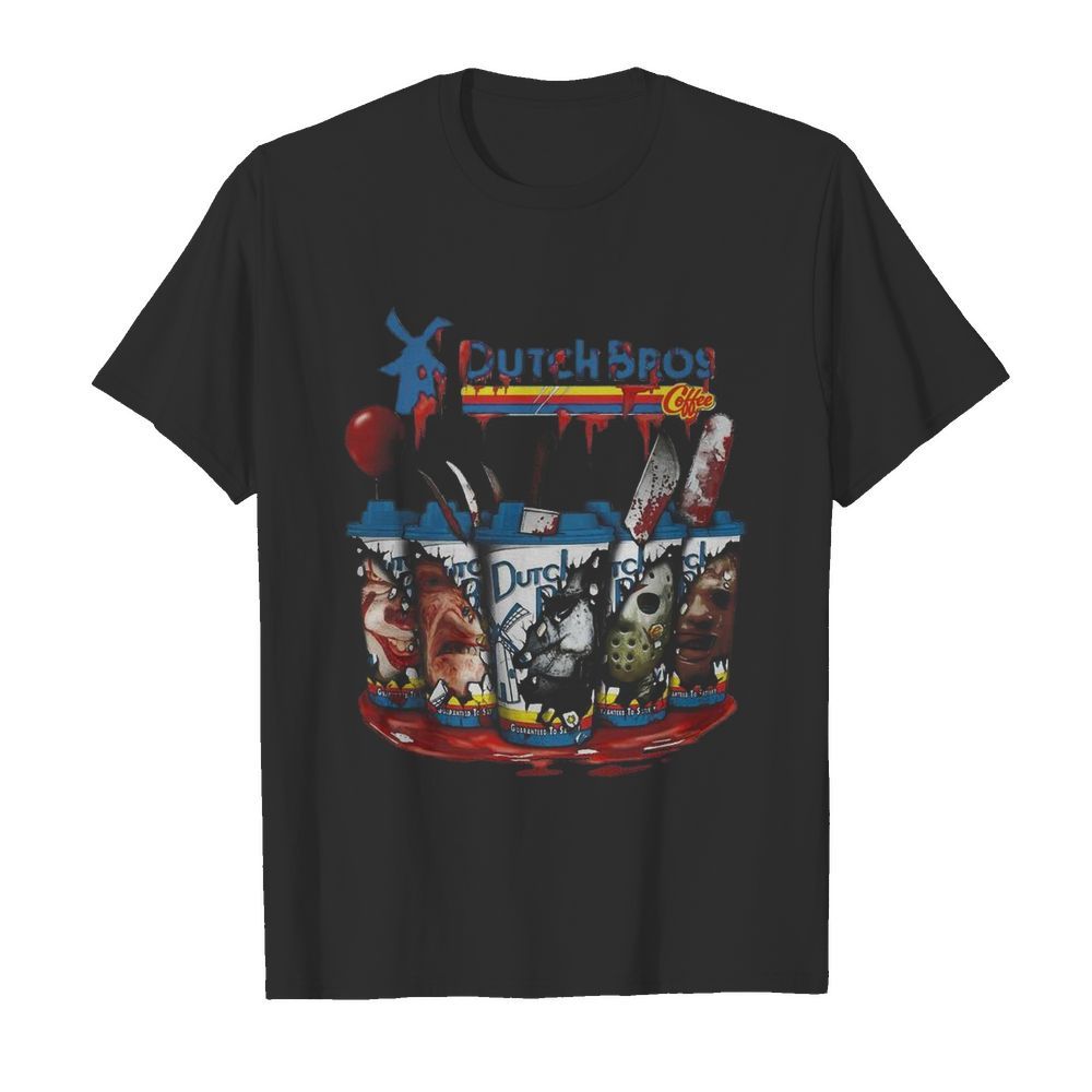 Dutch Bros Coffee Horror Character shirt