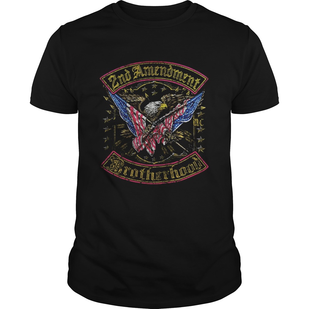 Eagles 2nd amendment brotherhood american flag shirt