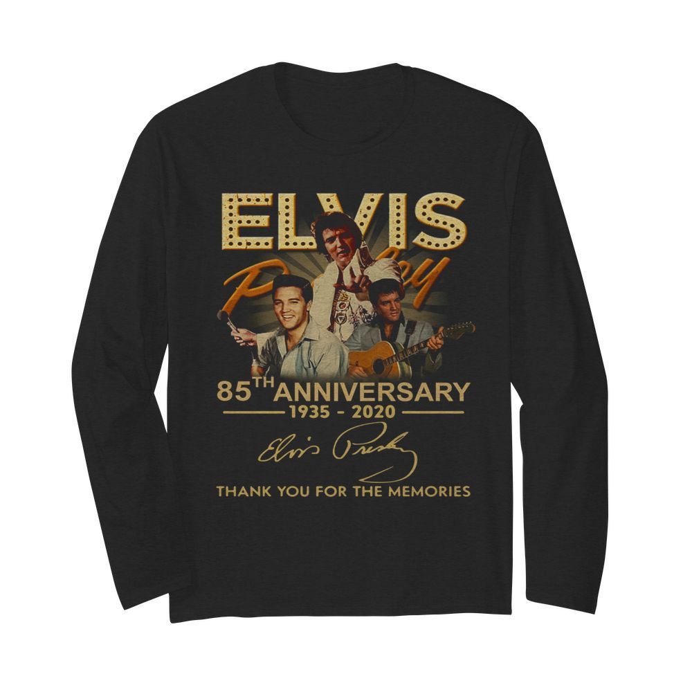 Elvis Presley 85th Anniversary 1935-2020  Long Sleeved T-shirt 