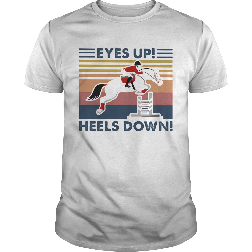 Eyes Up Heels Down Horse Racing Vintage Retro  Unisex