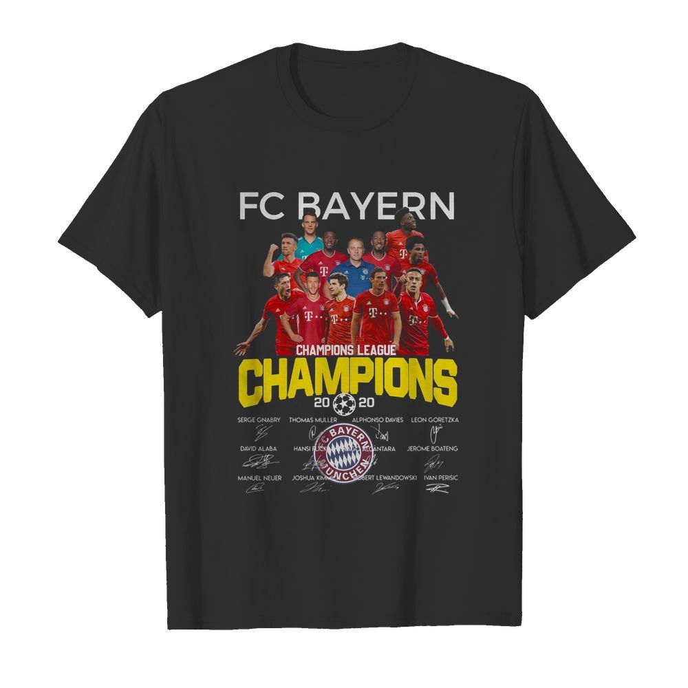 Fc Bayern Champions League Champions 2020 Signature shirt