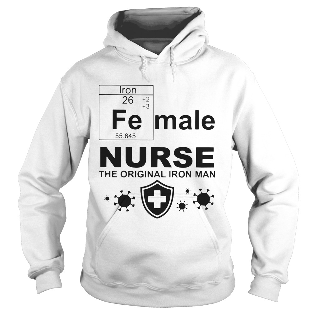 Female Nurse The Original Iron Man Chemistry  Hoodie