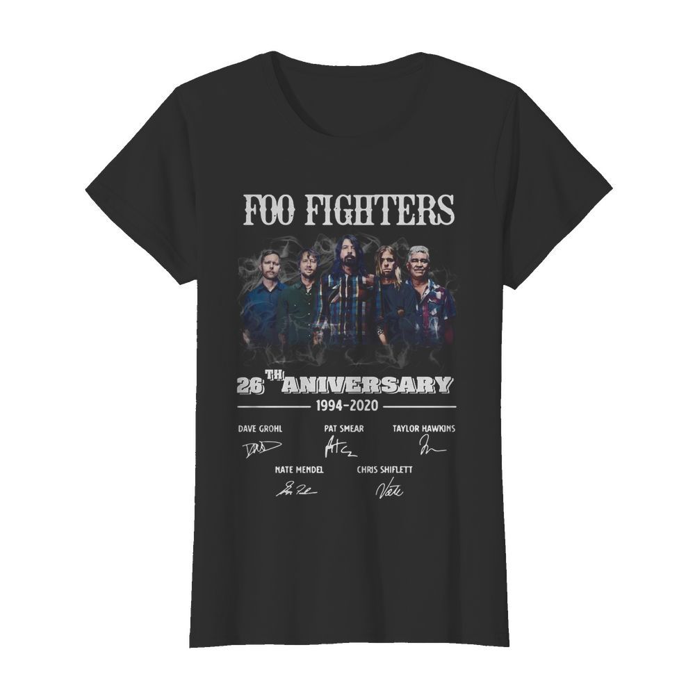 Foo Fighters 26th Anniversary 1994 2020 Signature  Classic Women's T-shirt