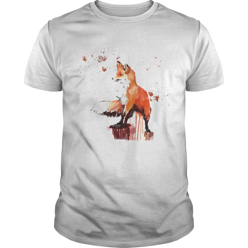 Fox Watercolor shirt