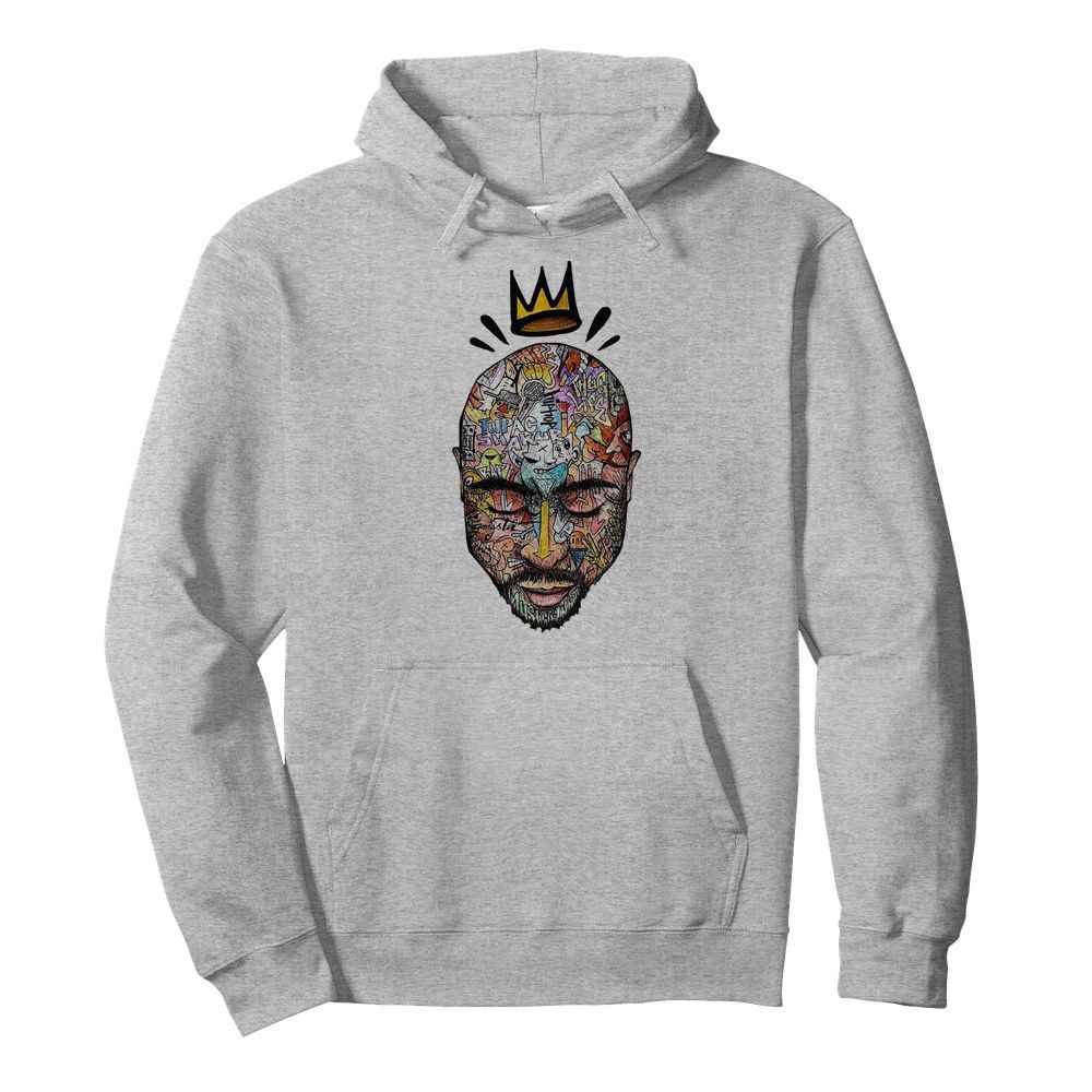 Funny Tupac Shakur Thug Life King Art  Unisex Hoodie