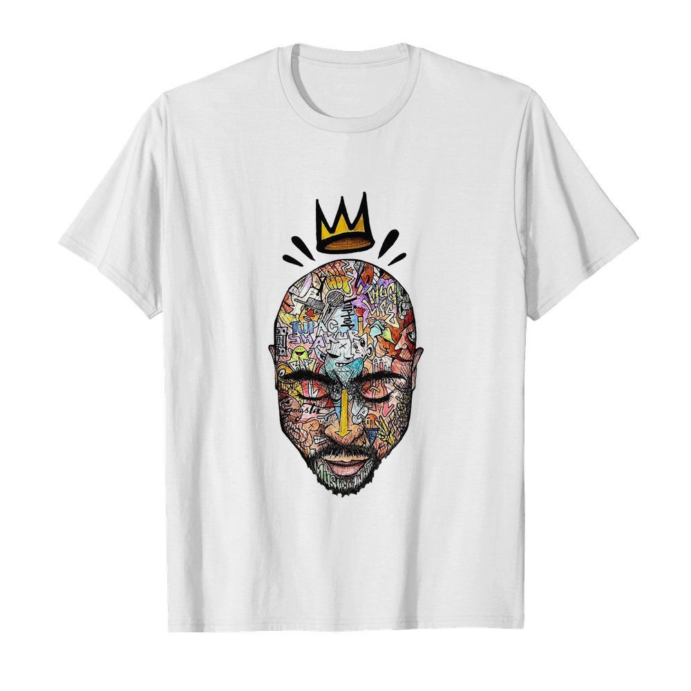 Funny Tupac Shakur Thug Life King Art shirt