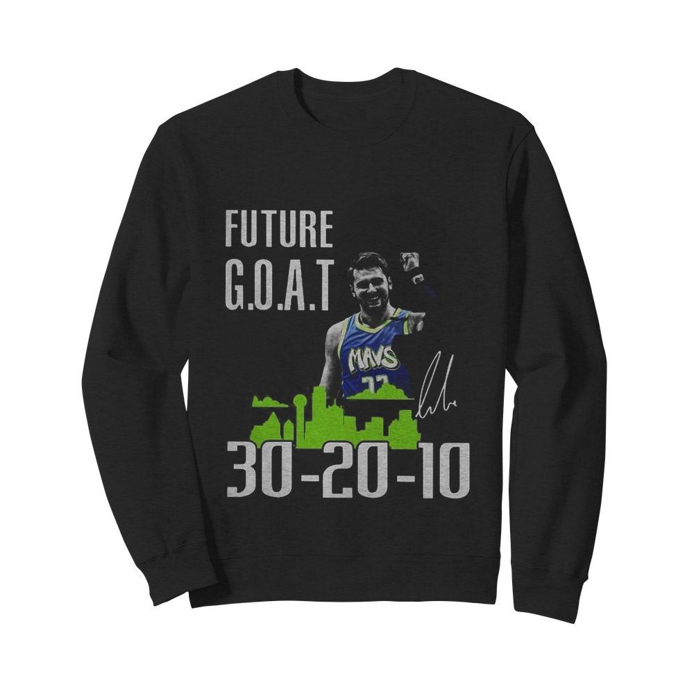 Future Goat Dallas Mavericks Basketball Signature  Unisex Sweatshirt