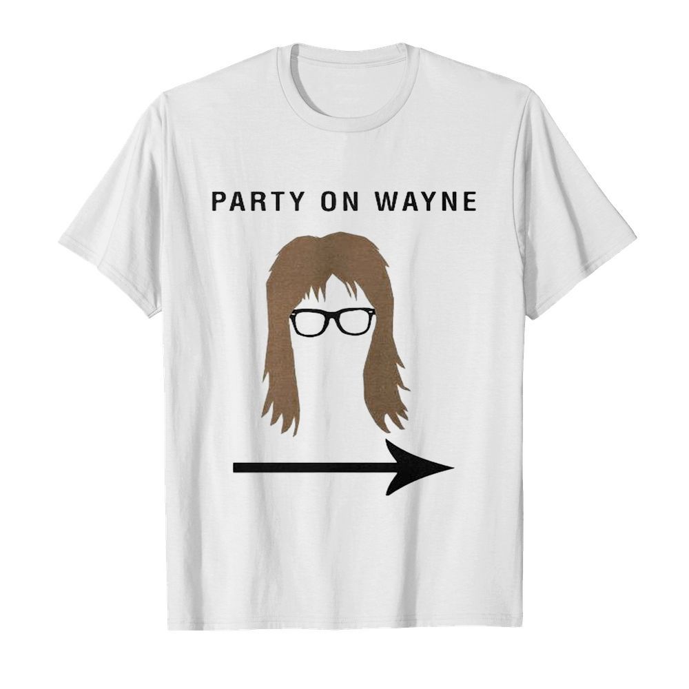 Garth algar party on wayne shirt