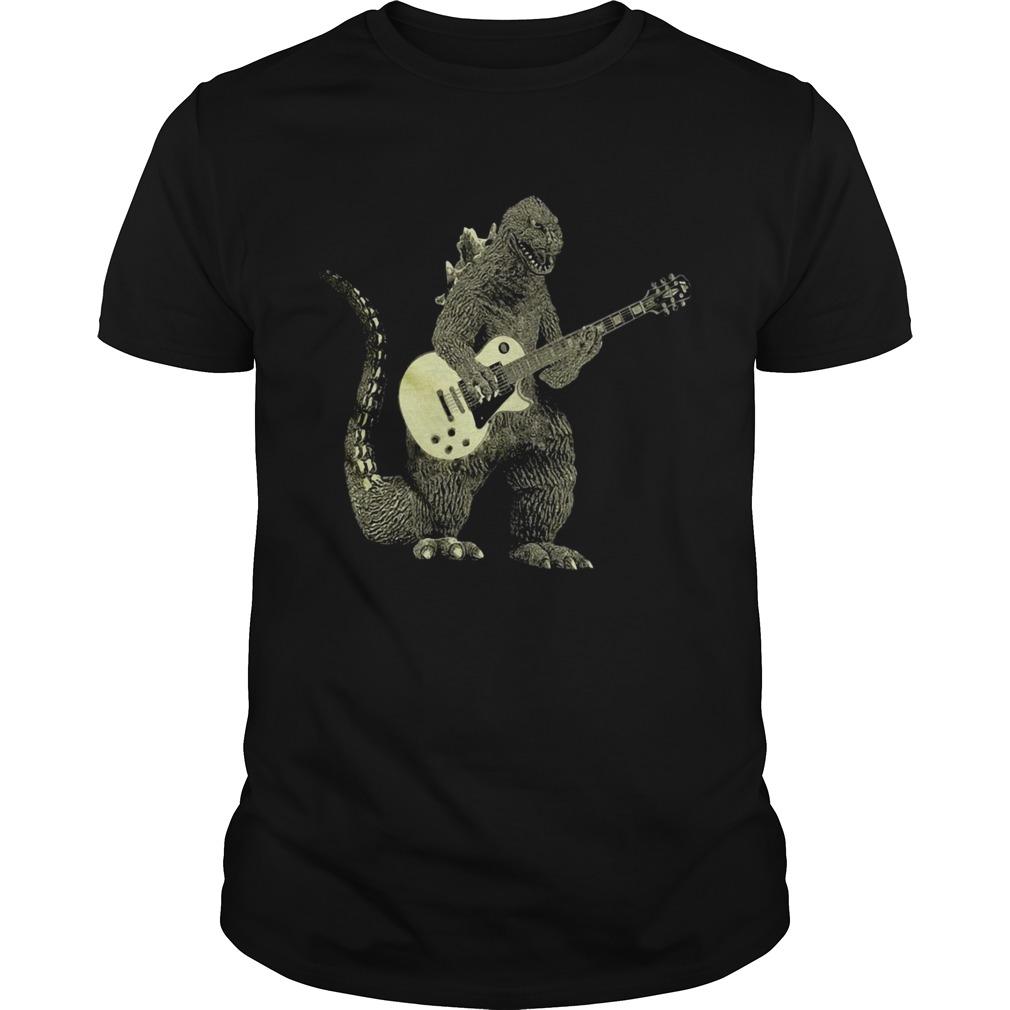 Godzilla Playing Guitar shirt