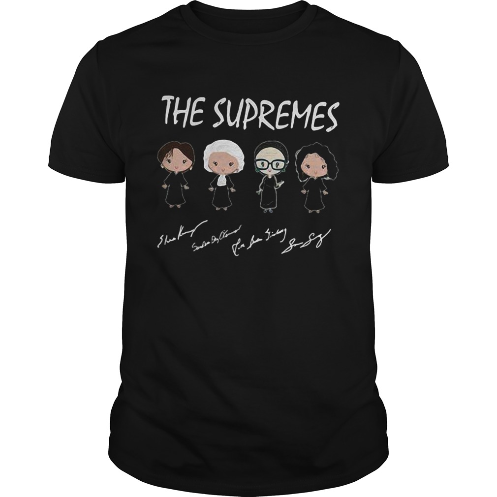 Golden girls the supremes signatures shirt