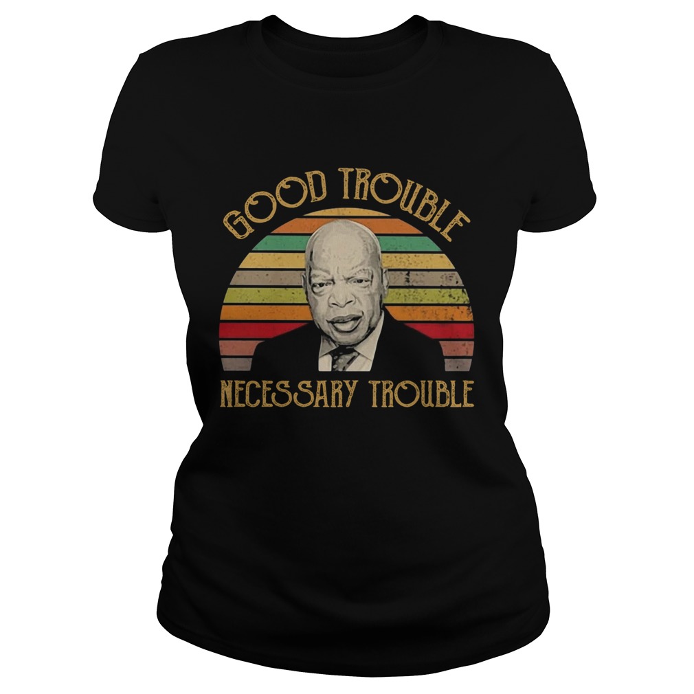 Good Trouble Necessary Trouble Vintage Retro  Classic Ladies