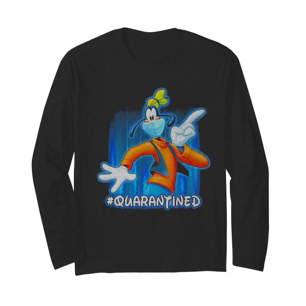 Goofy Quarantined Covid-19 Disney  Long Sleeved T-shirt 