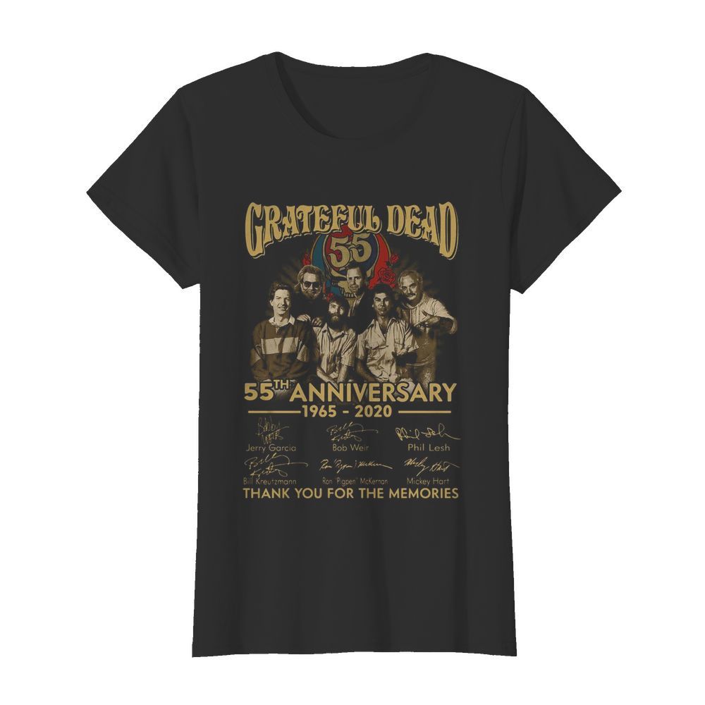 Grateful Dead Anniversary Thank You For The Memories  Classic Women's T-shirt