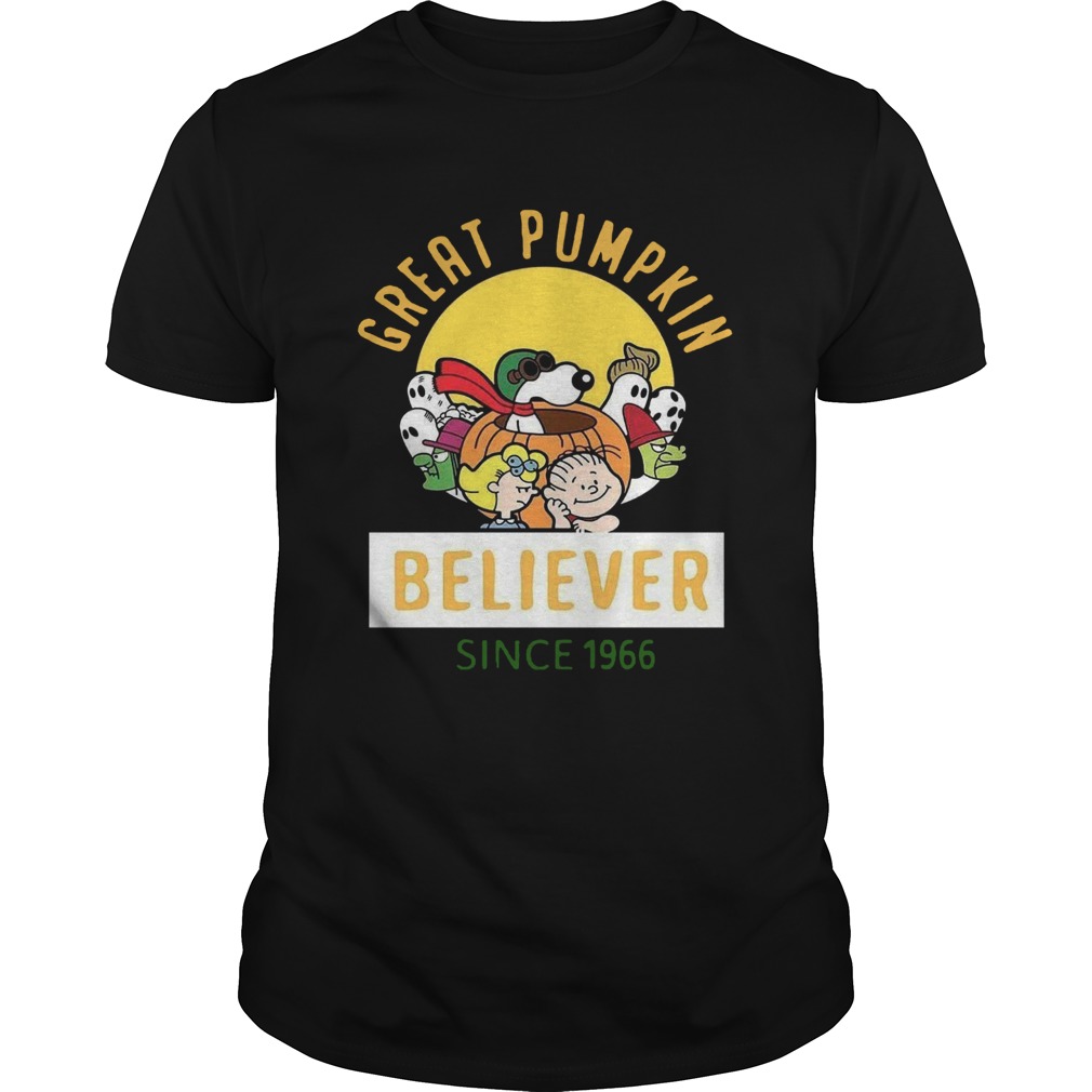 Great Pumpkin Believer Since 1966 shirt