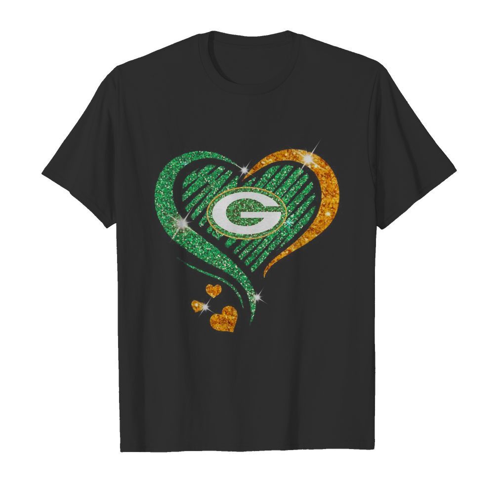 Green Bay Packers Diamond Heart shirt