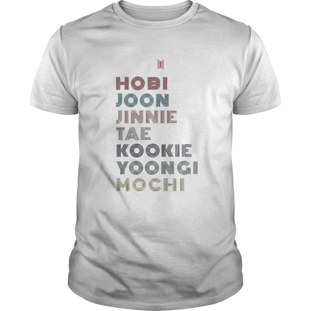 HOBI JOON JINNIE TAE KOOKIE YOONGI MOCHI VINTAGE shirt