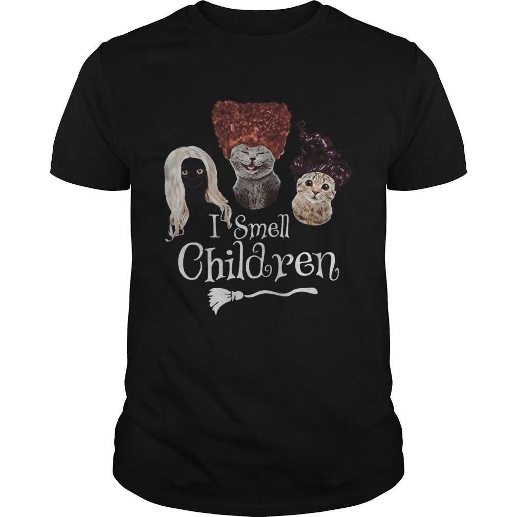 Halloween cats hocus pocus i smell children  Unisex