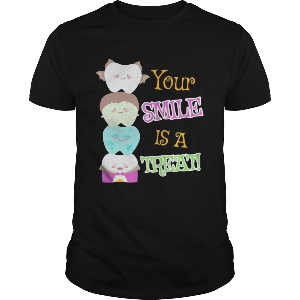 Halloween dental your smile is a treat shirt