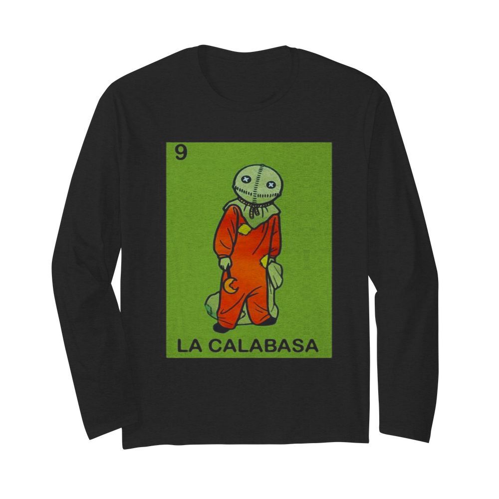 Halloween ghost la calabasa  Long Sleeved T-shirt 