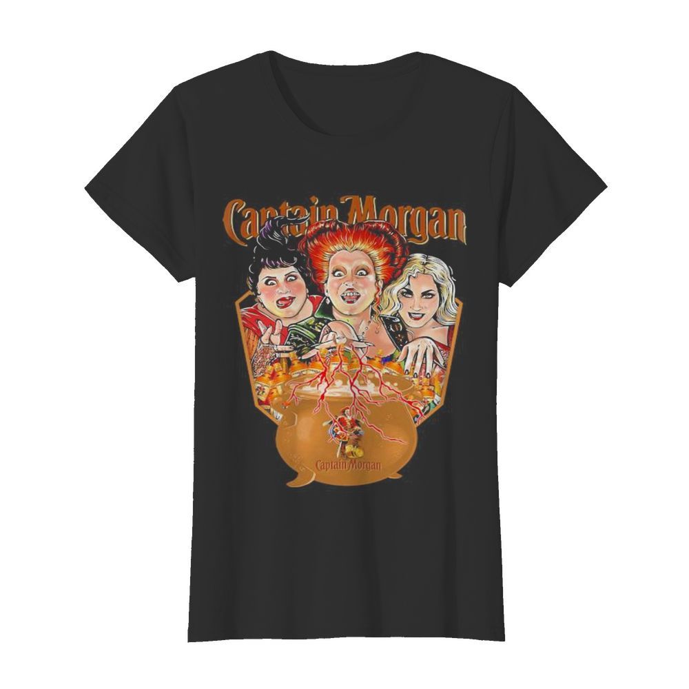 Halloween hocus pocus witch captain morgan  Classic Women's T-shirt